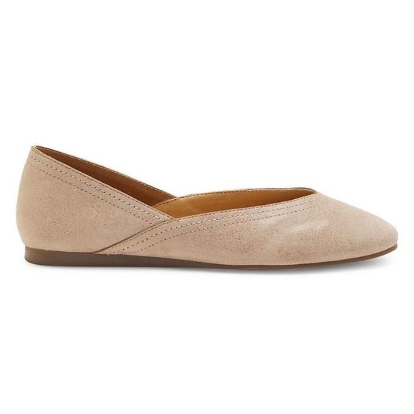 BRAND NEW women lucky brand alba hazel leather ballerina flats/ shoes sizeUS 9.5 - Picture 1 of 8